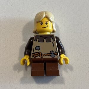 Lego Fantasy Era Peasant Child Minifigure #cas411 Set #10193 Medieval Market